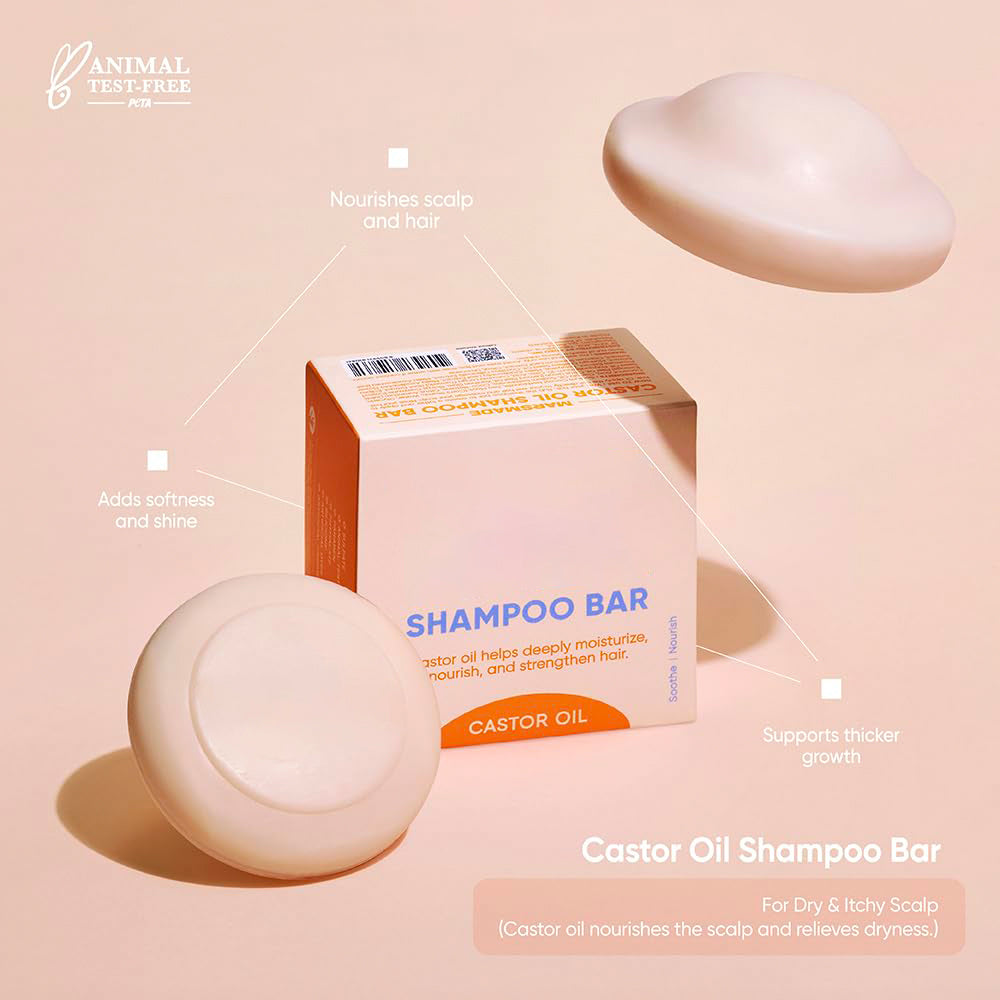 Castor Oil Solid Shampoo Bar