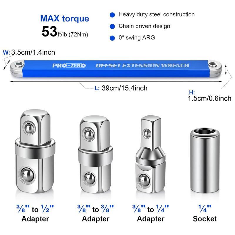 3/8 Offset Extension Wrench Set