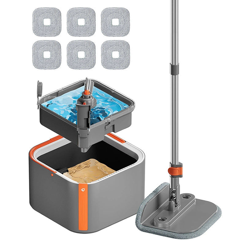 Upgrade Spin Mop Bucket with Detachable Inner Bucket