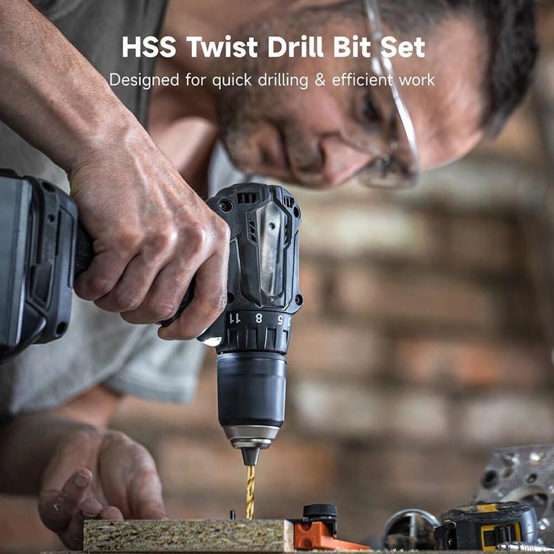 99pcs High Speed Steel Drill Bit Set