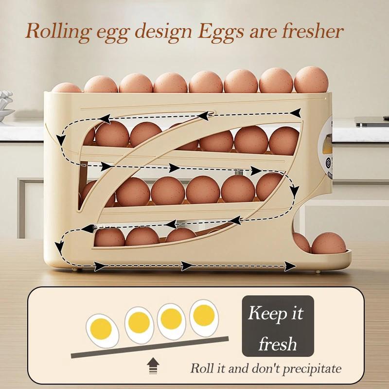 Large Capacity Egg Holder Organizer