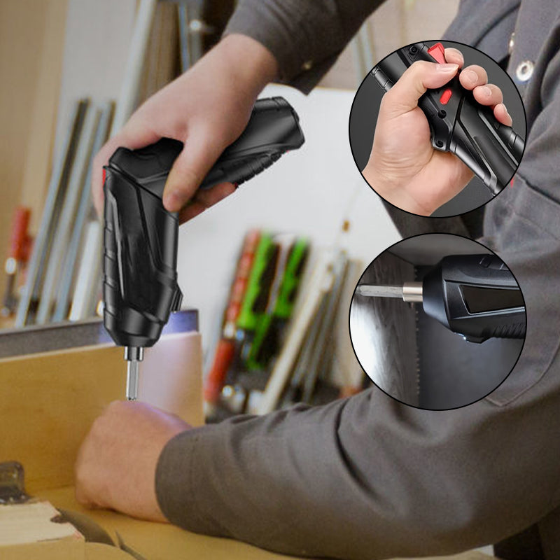 Cordless Electric Screwdriver with Bits