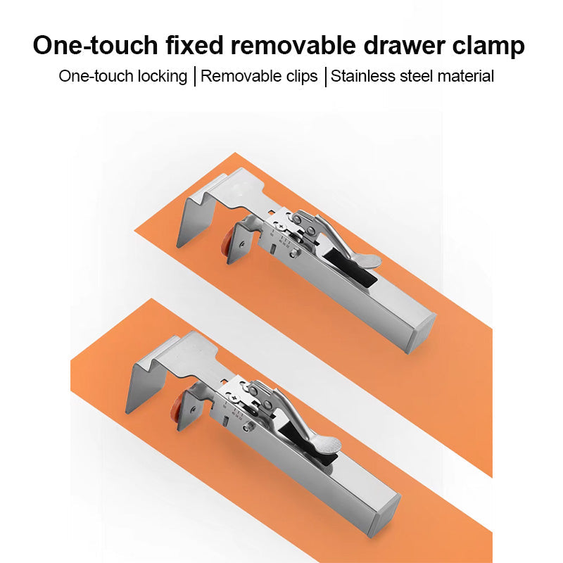 One-touch Fixed Removable Drawer Clamp