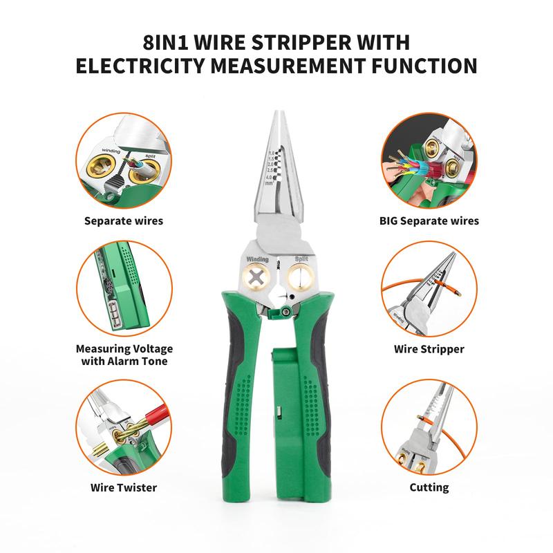 8-in-1 Wire Stripper Twister