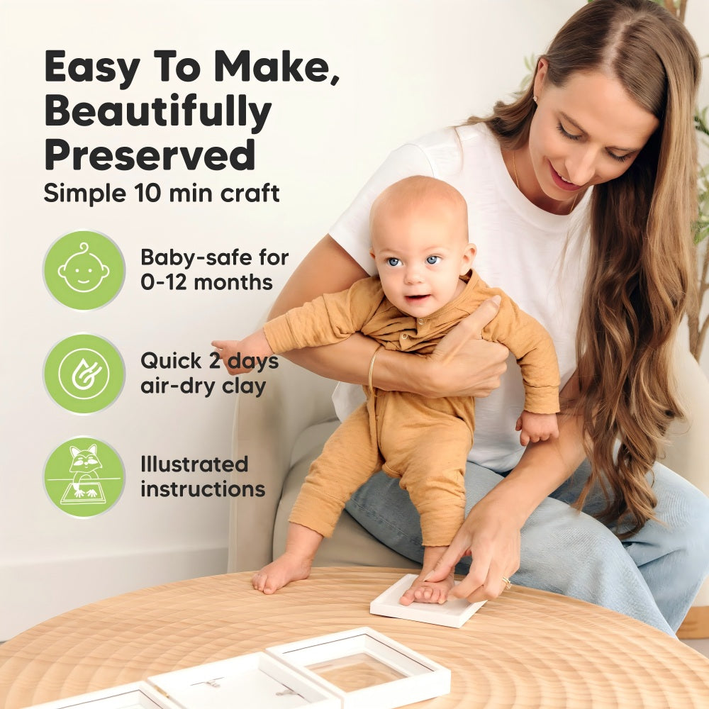 Baby Handprint Footprint Frame Kit