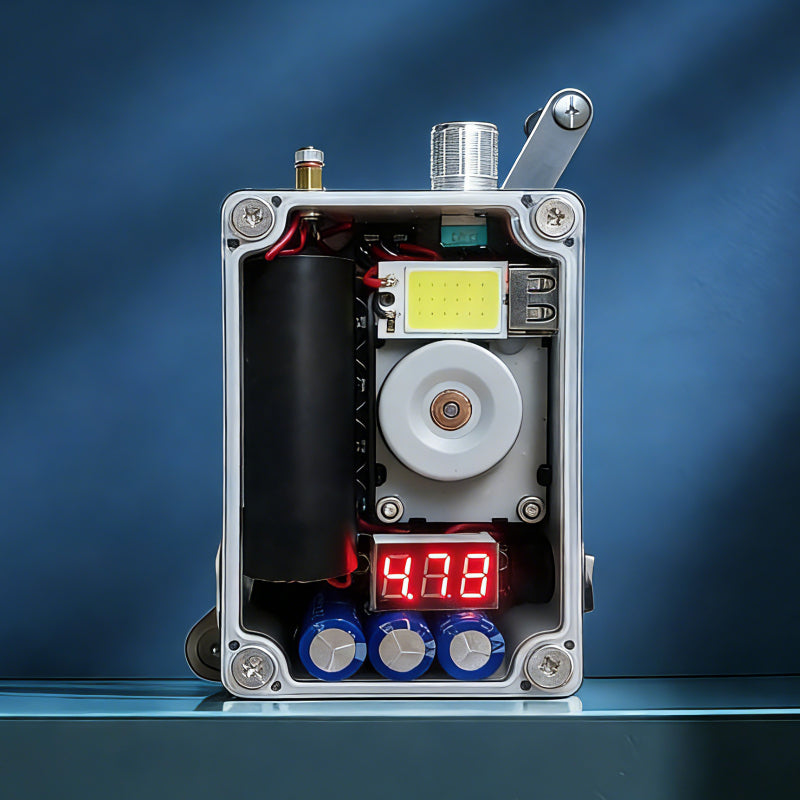 Hand Crank Flashlight Emergency Charger