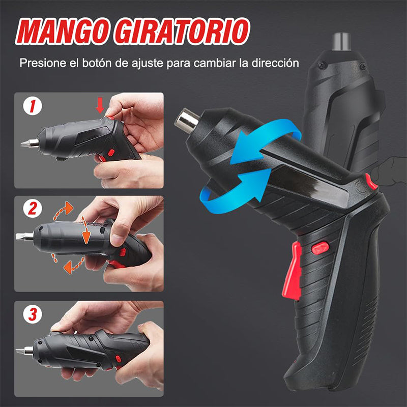 Cordless Electric Screwdriver with Bits