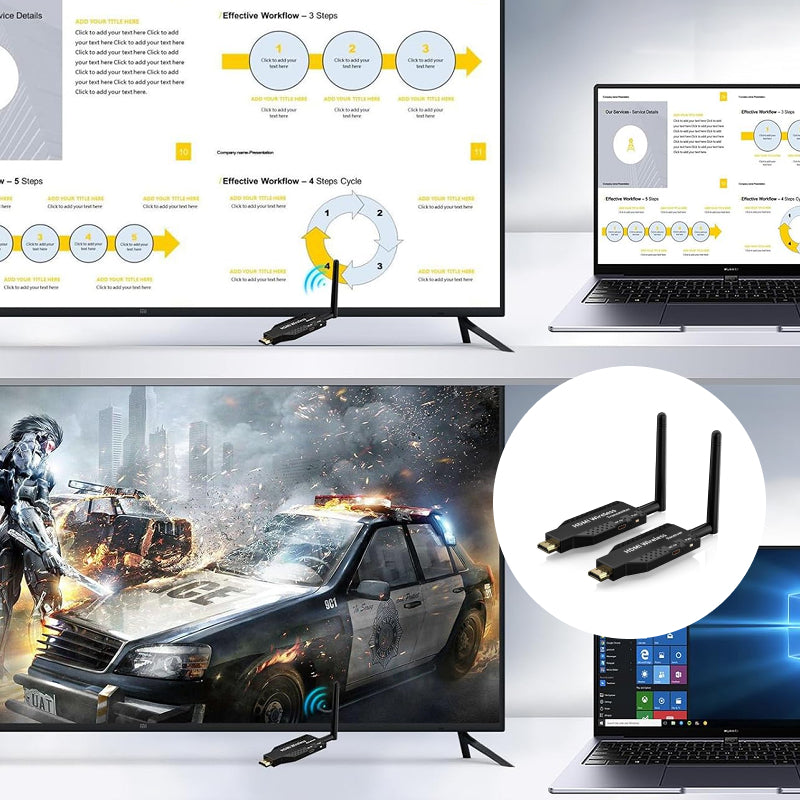 Wireless HDMI Transmitter and Receiver