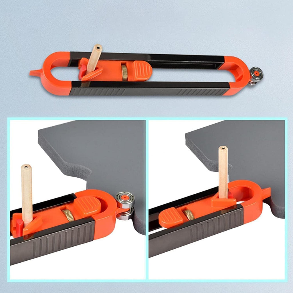 Multifunctional Contour Gauge with Lock