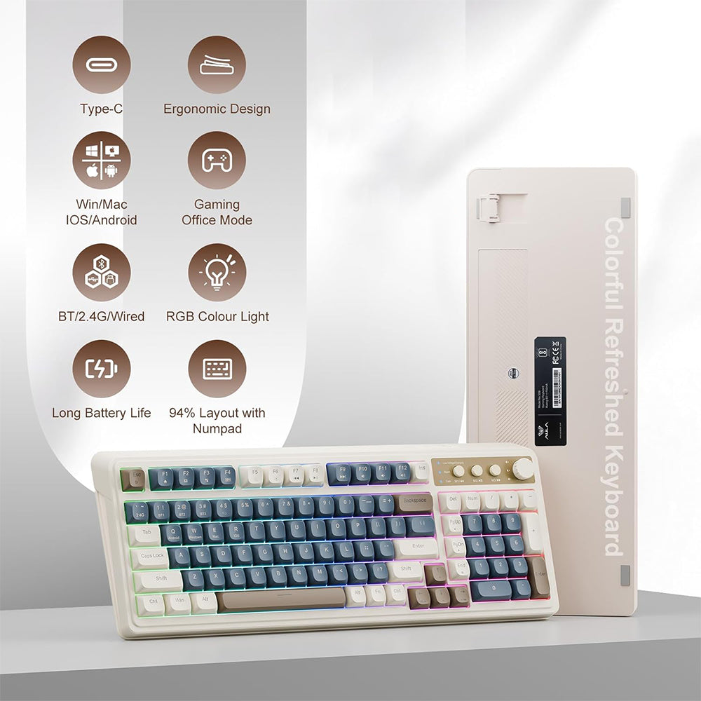 Tri-Mode RGB Gaming Keyboard