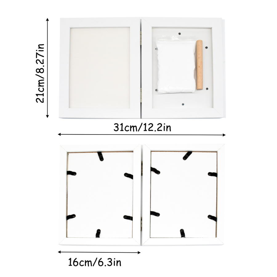 Baby Handprint Footprint Frame Kit