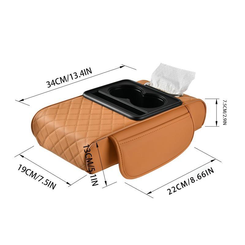 Multifunctional car armrest box pad