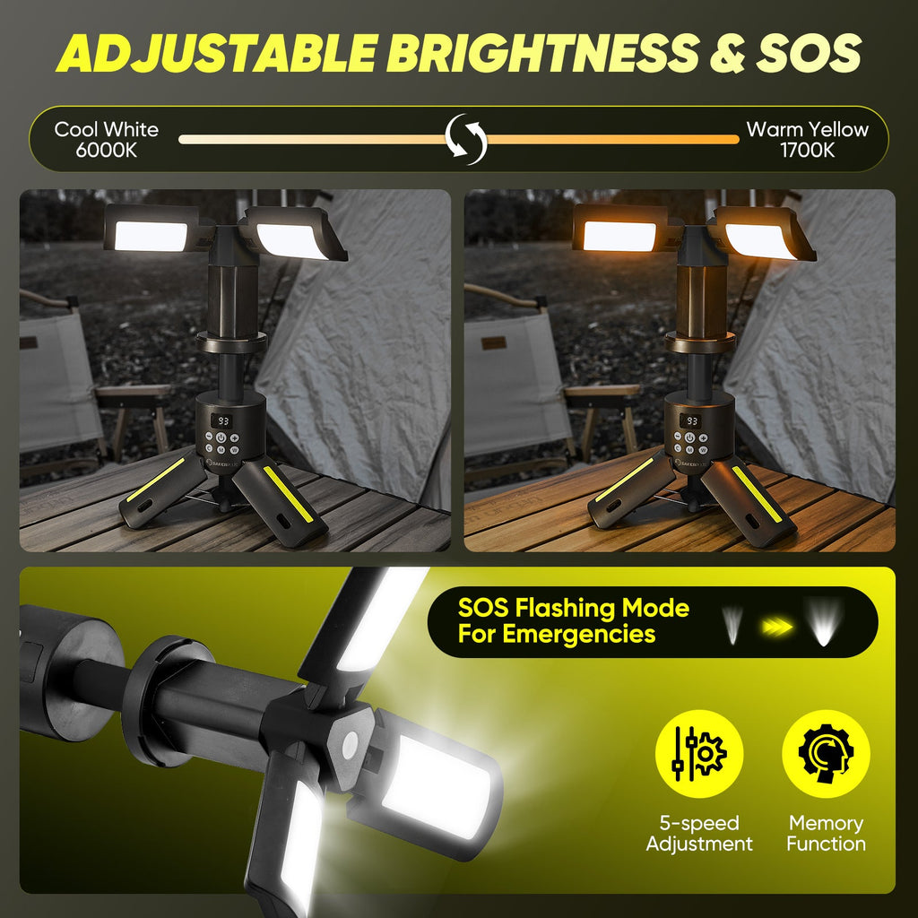 Telescopic Camping Lights with Stand