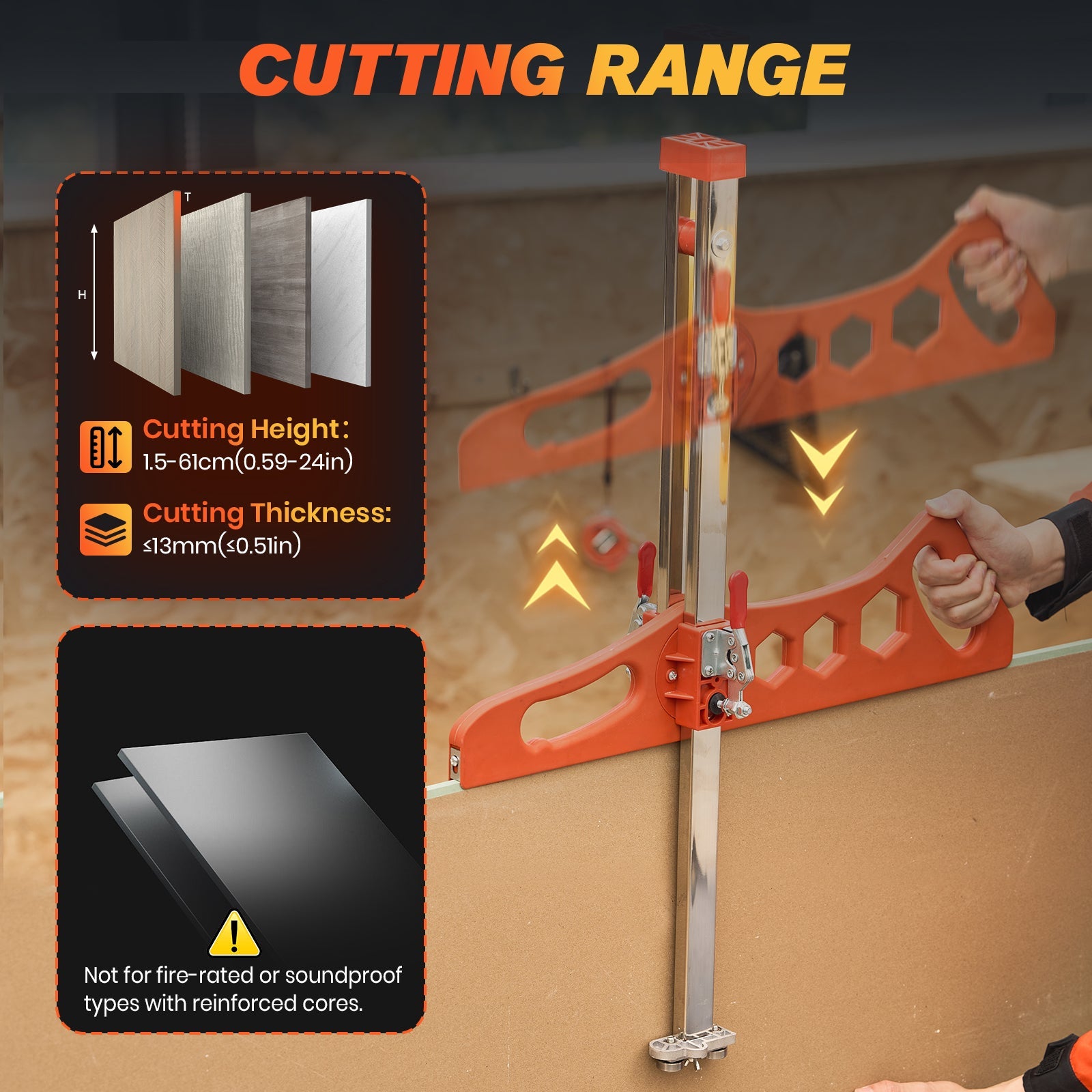 Foldable Drywall Cutting Tool