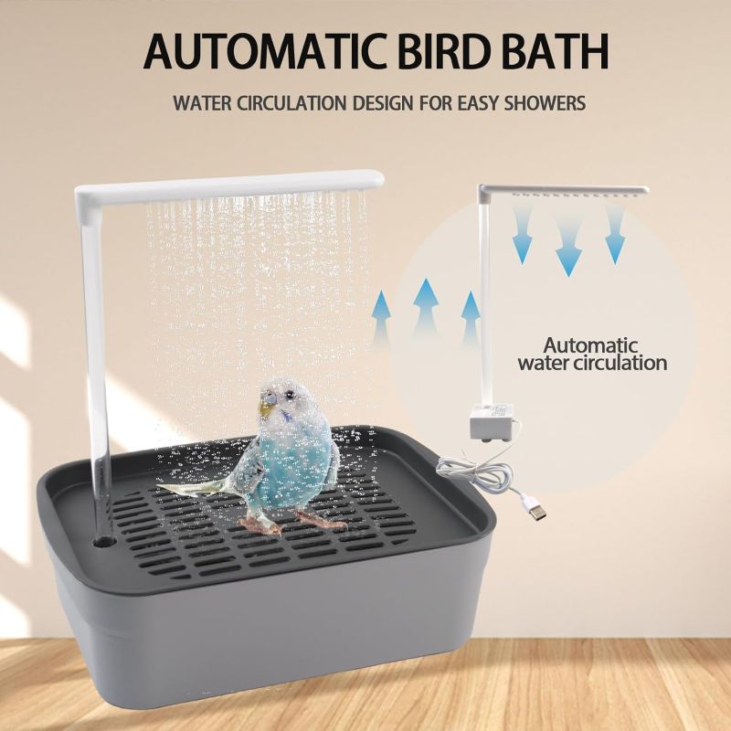 Automatic Bird Bath Fountain Box