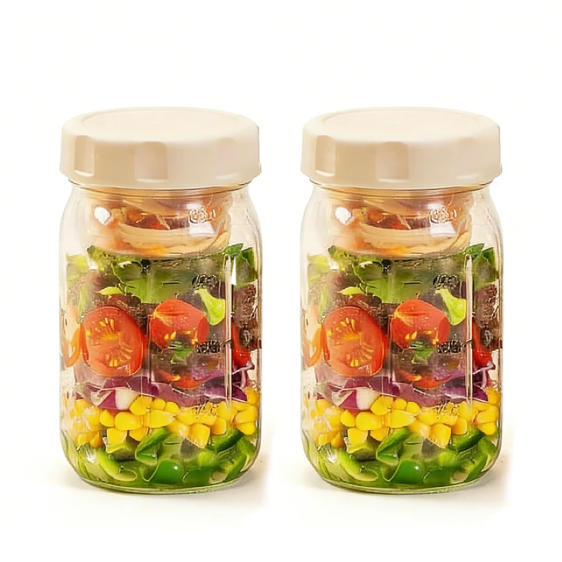 Salad Dressing Container Glass Jars