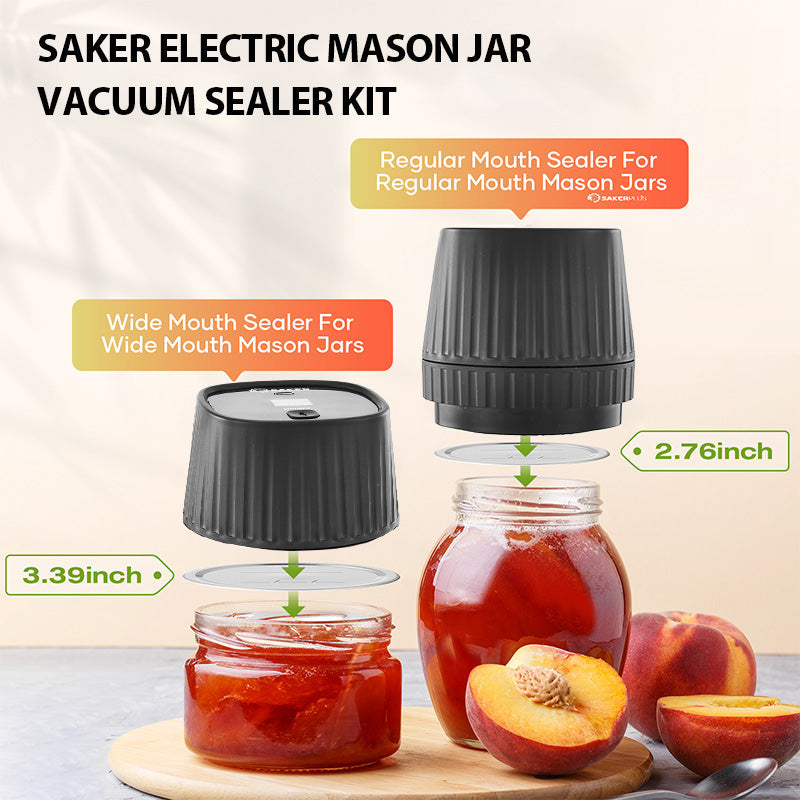 Electric Mason Jar Vacuum Sealer Kit