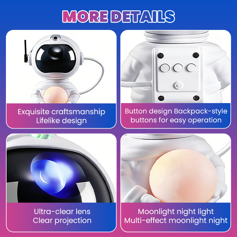 3 In 1 Astronaut Galaxy Projector