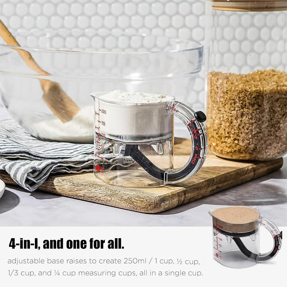 Adjustable Multi-Functional Measuring Cup