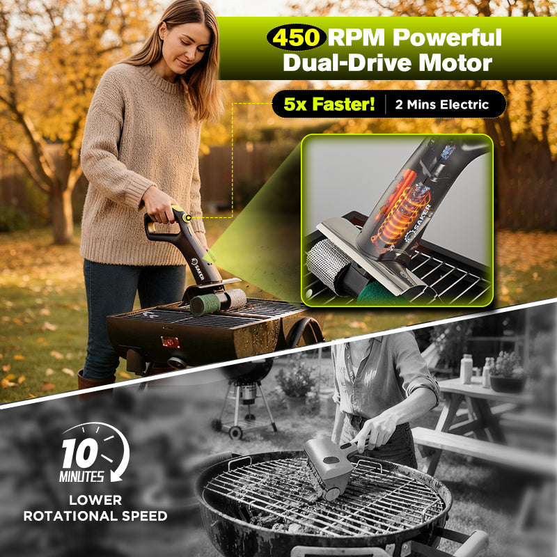 ® Electric Grill Brush for Outdoor Grill