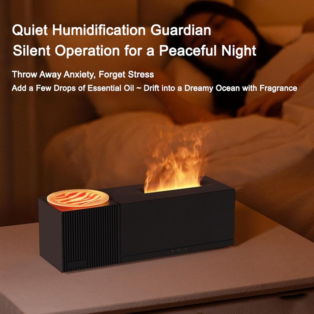 Flame Aroma Diffuser With Projection