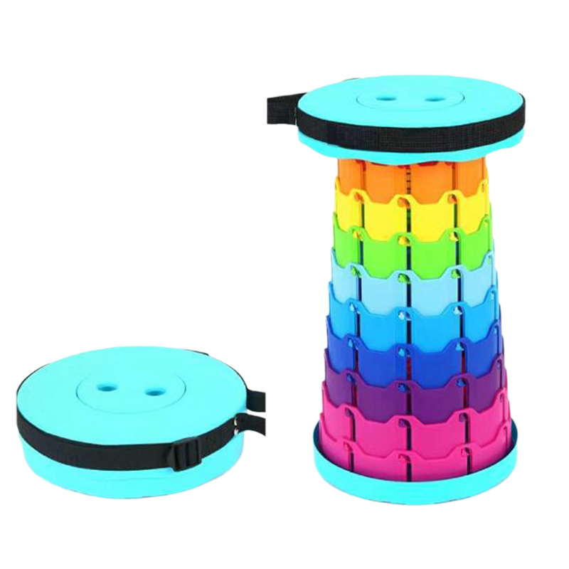 Upgraded Portable Collapsible Telescopic Stool