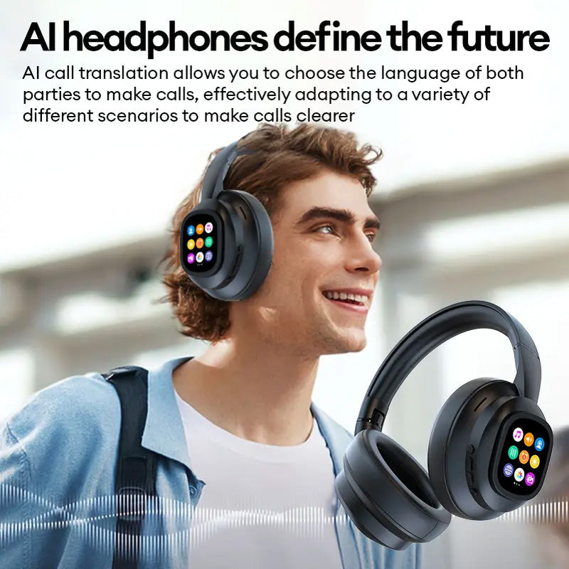 Hybrid ANC Wireless Headphones with MP3