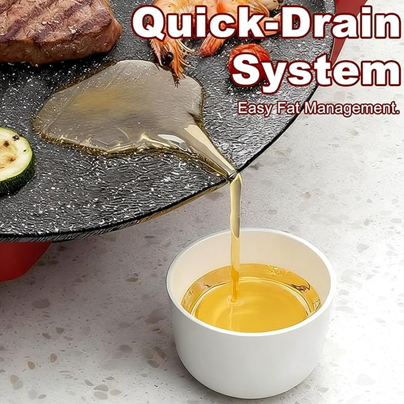 Electric Smokeless Indoor Griddle Grill