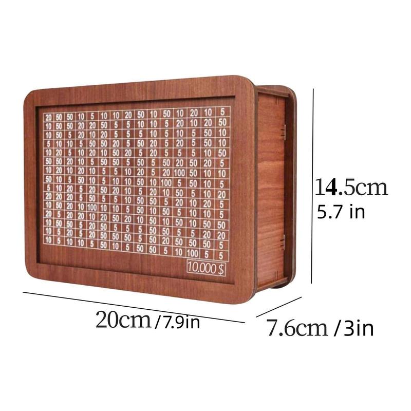 Wooden Cash Saving Box