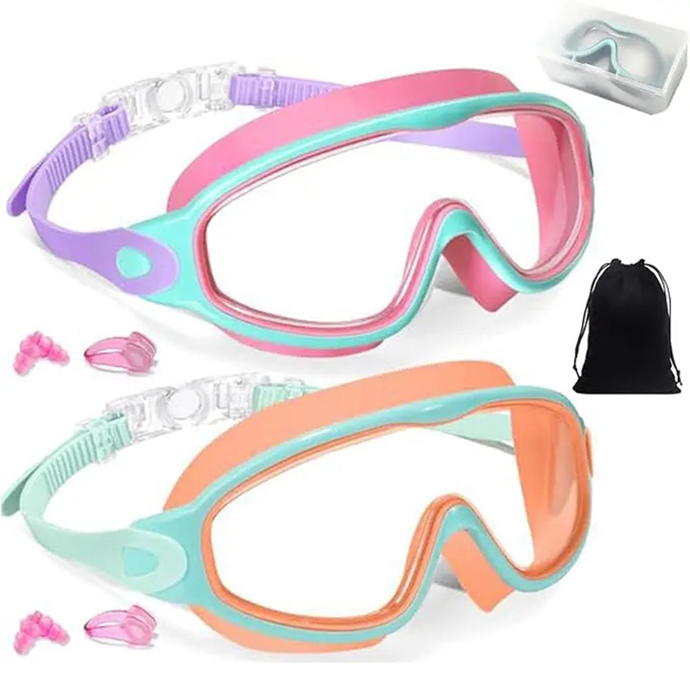 Kids Swimming Goggles Set