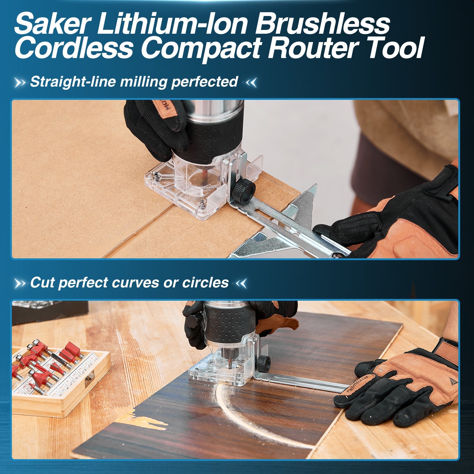 Cordless Brushless Router Tool