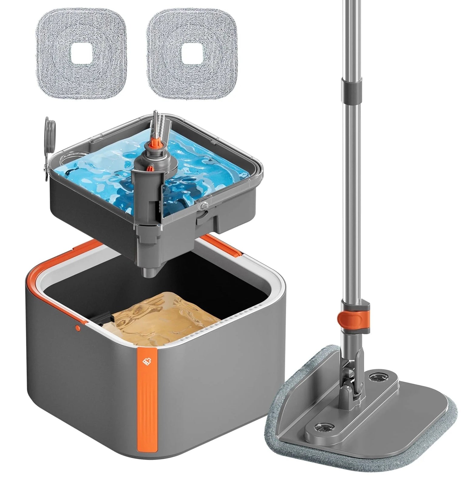Upgrade Spin Mop Bucket with Detachable Inner Bucket
