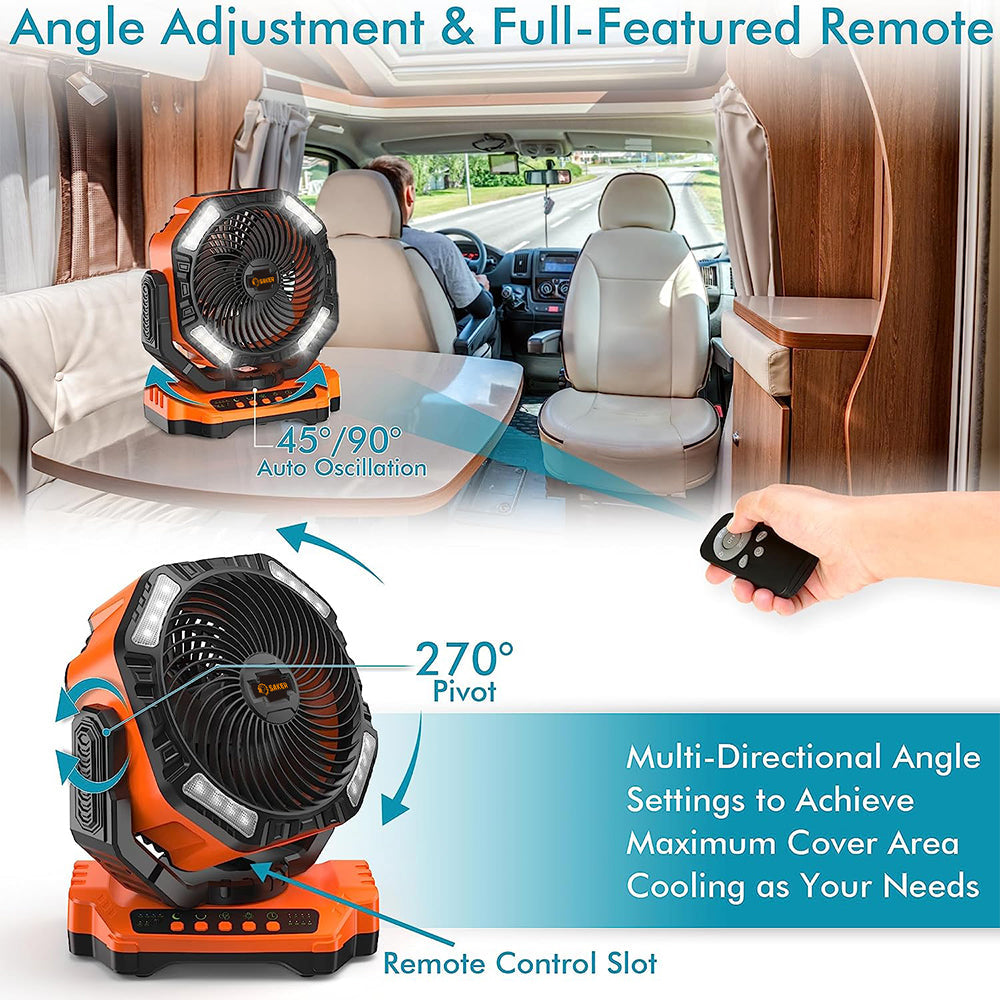 ® Rechargeable Camping Fan