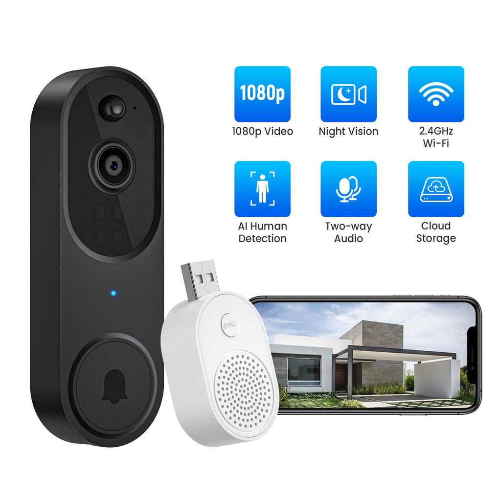 1080P Wireless Doorbell Video Camera
