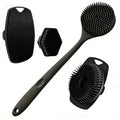 Silicone Back Scrubber Shower Brush Set