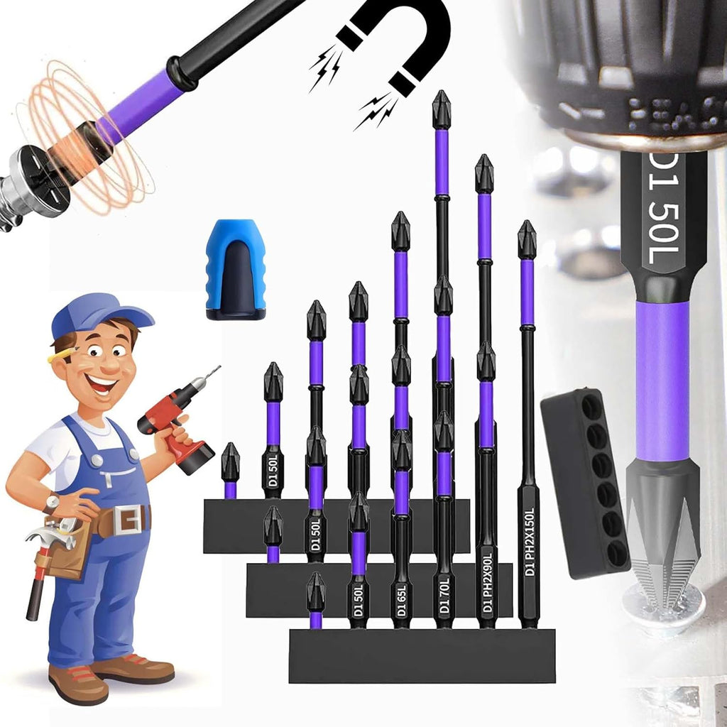 ® 6 pieces Magnetic Shockproof Batch Bits