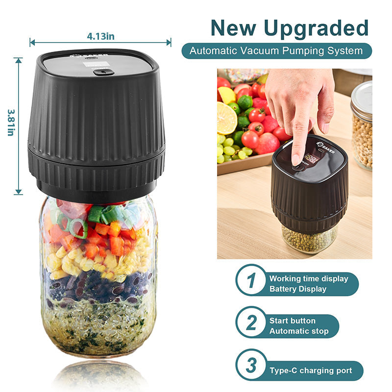 Electric Mason Jar Vacuum Sealer Kit