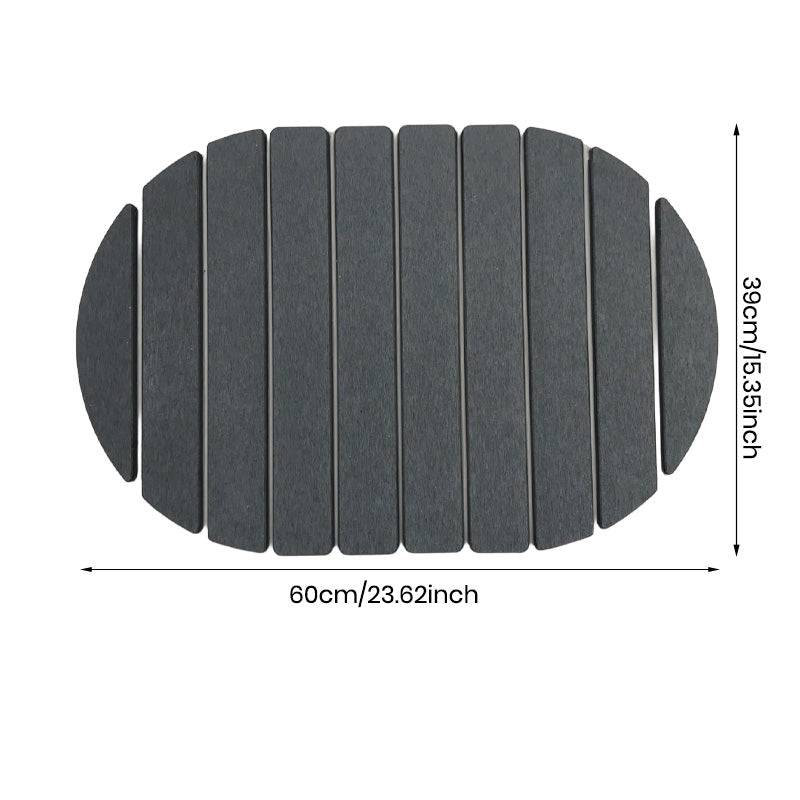 Collapsible Diatomaceous Dish Drying Mat