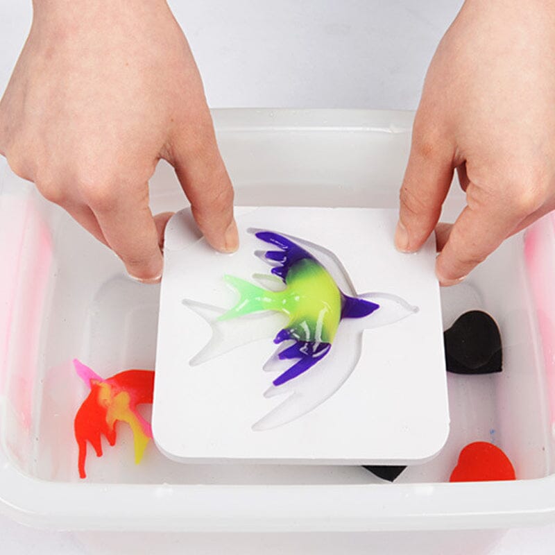 Magic Water ELF. Children Handmade Aqua Gel Sensory Toy Set