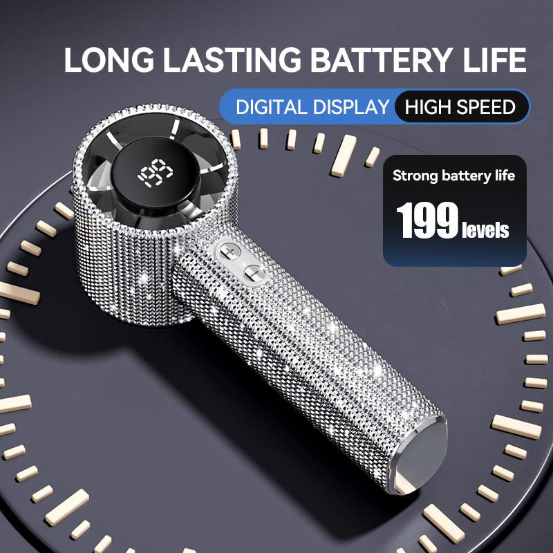Luxury Rechargeable Handheld Turbo Fan
