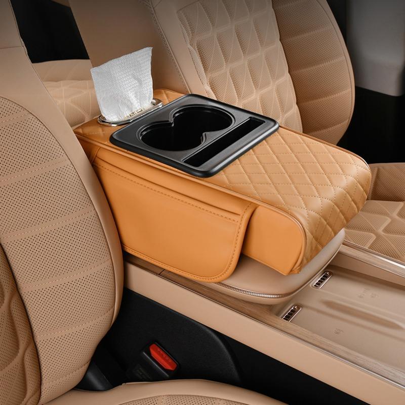 Multifunctional car armrest box pad