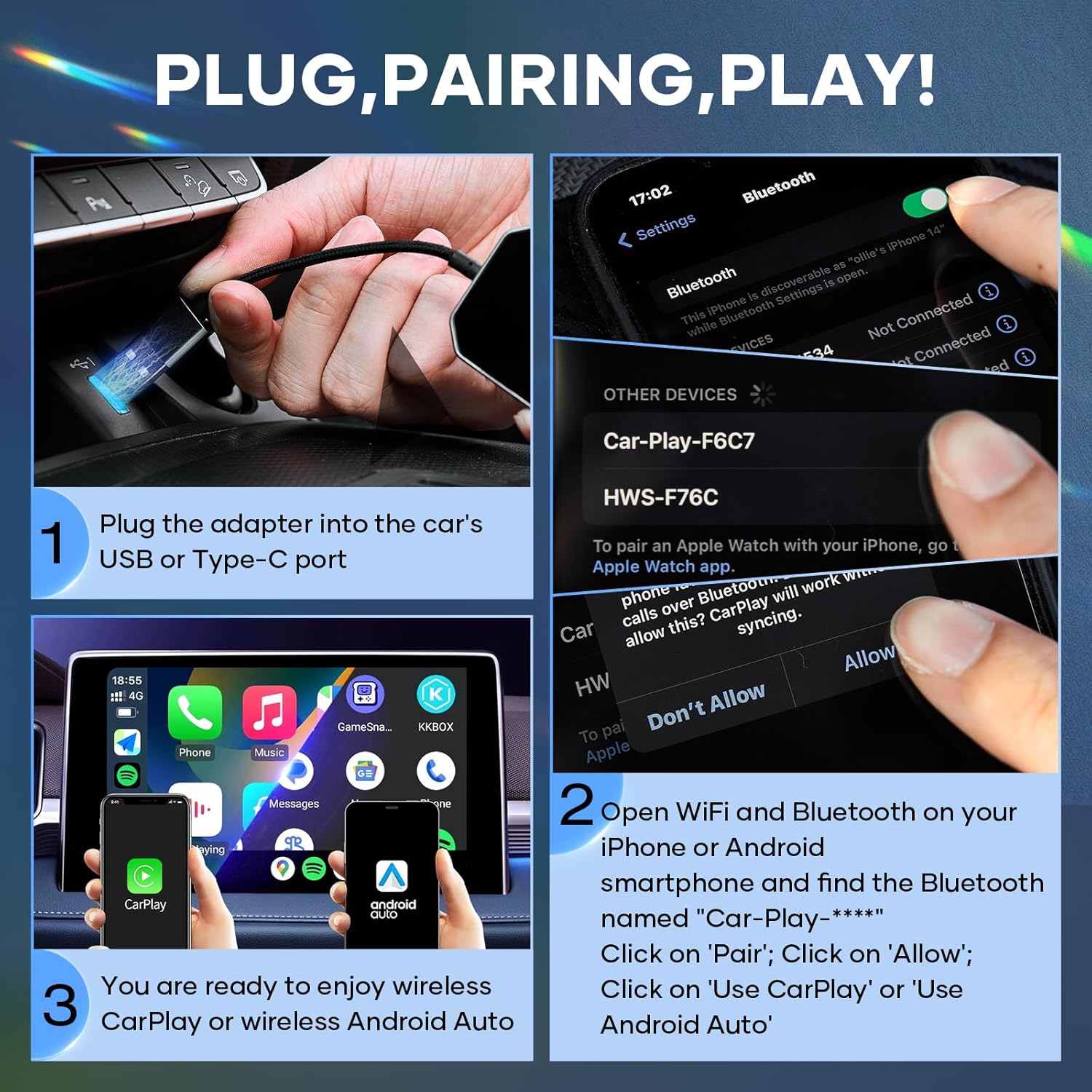 Wireless CarPlay Adapter