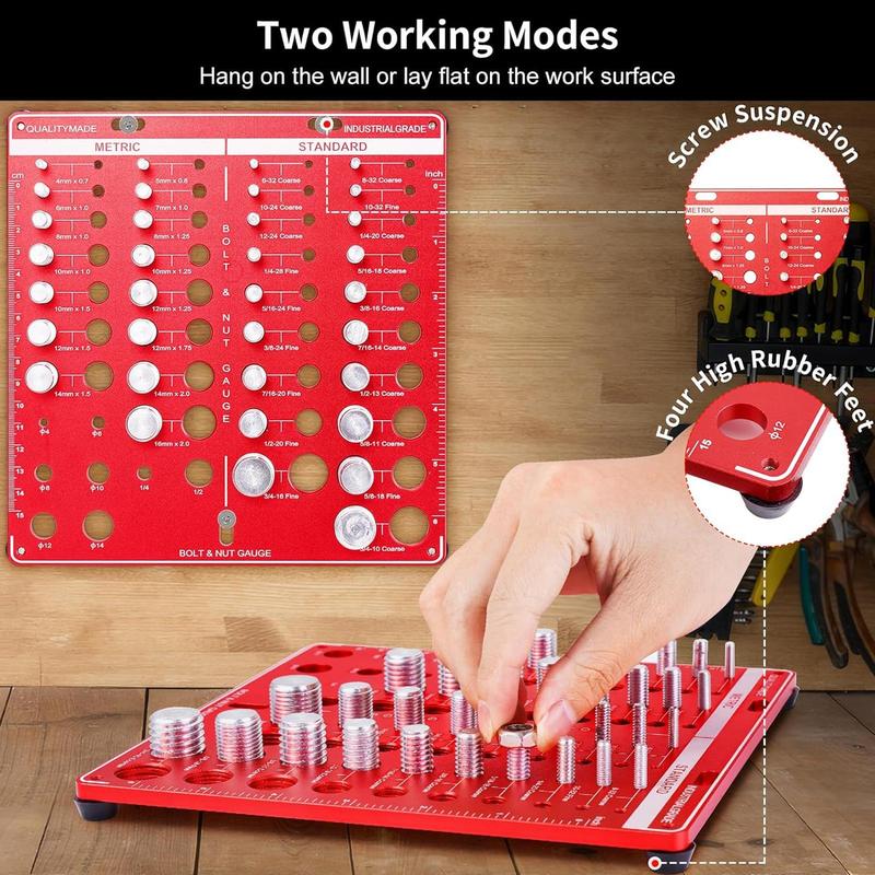 Metric & Standard Thread Checker