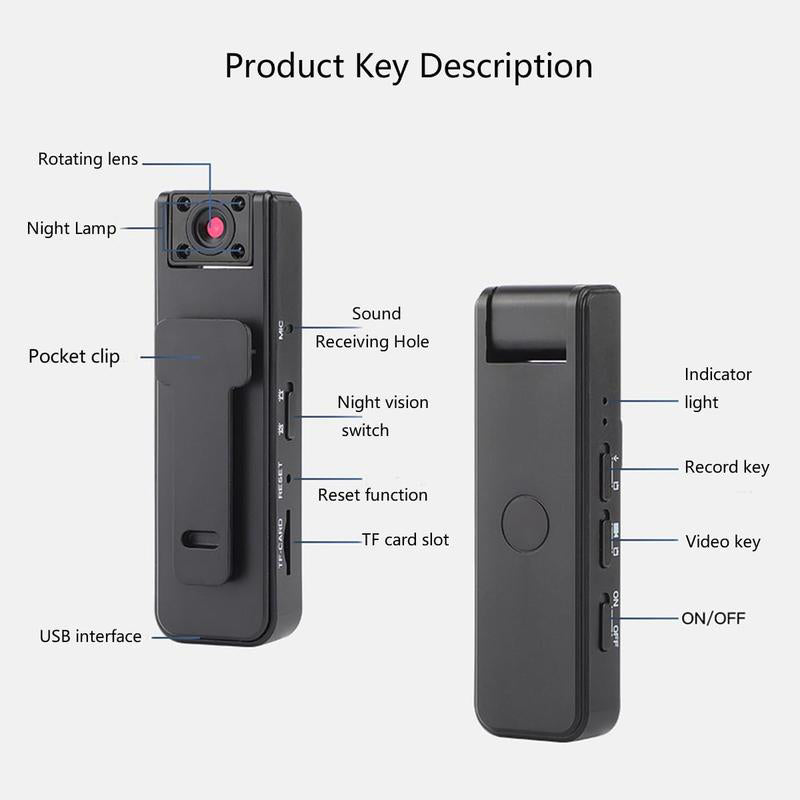 Wireless Body Camera Camcorder