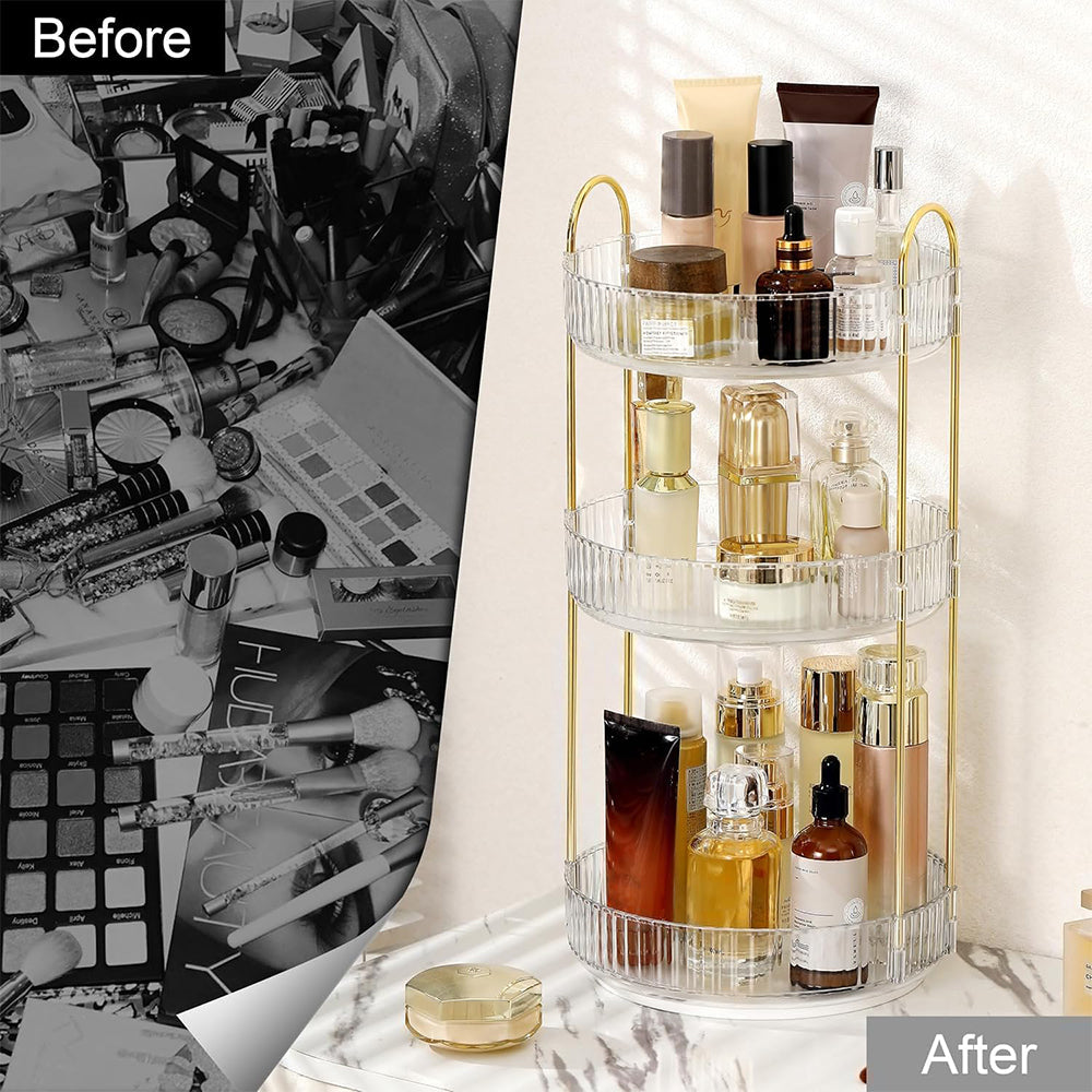 360 Rotating Makeup Organizer Stand