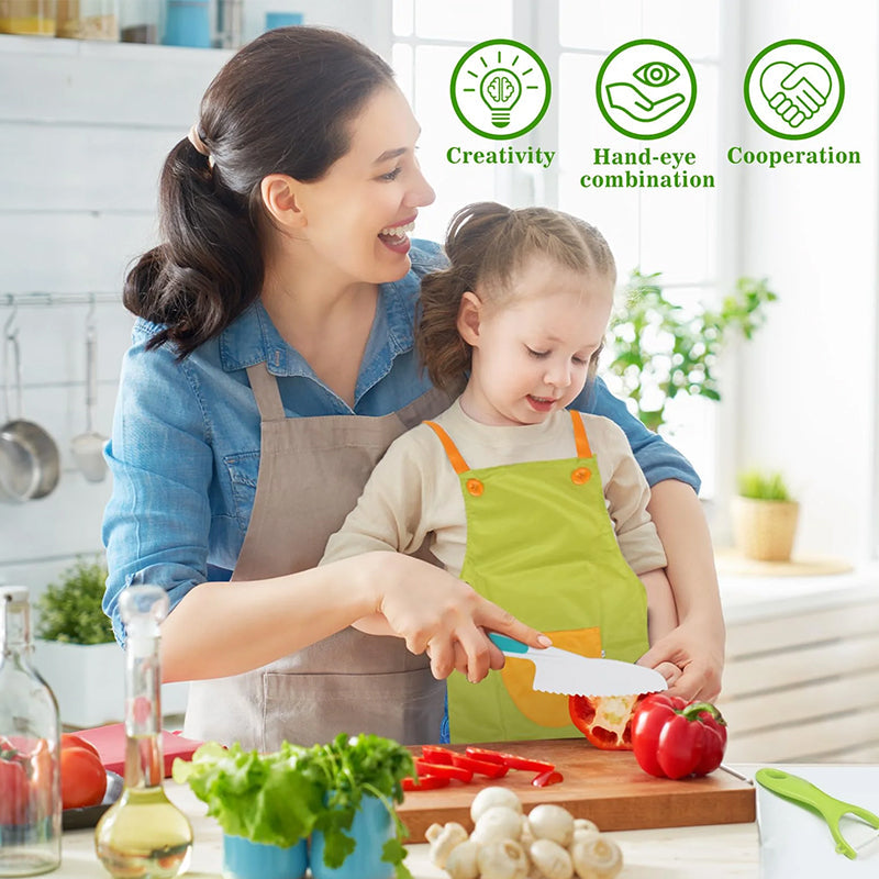 Kids Safe Montessori Kitchen Tool Set