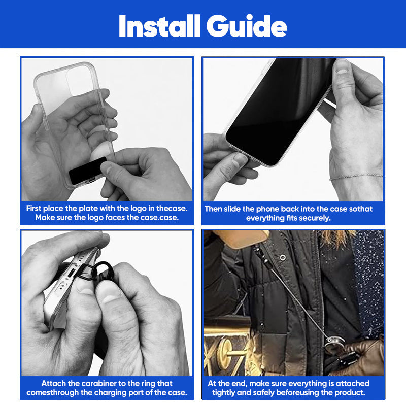 Anti Theft Phone Chain Strap
