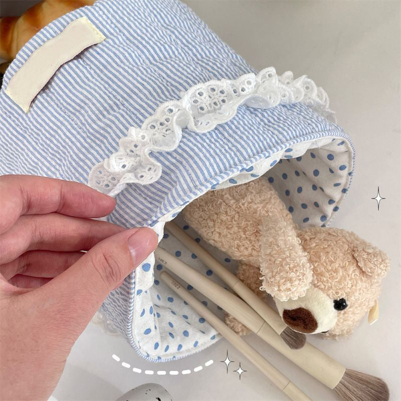 Fabric Desktop Storage Basket Organizer