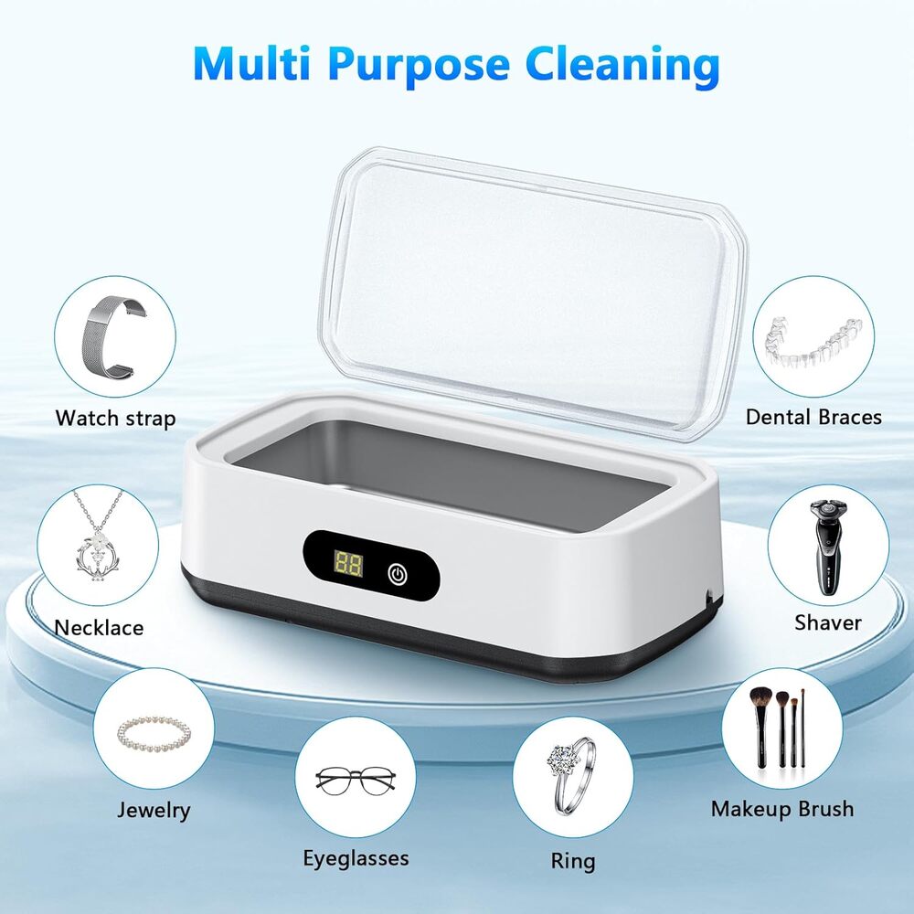Large Capacity Ultrasonic Jewelry Cleaner