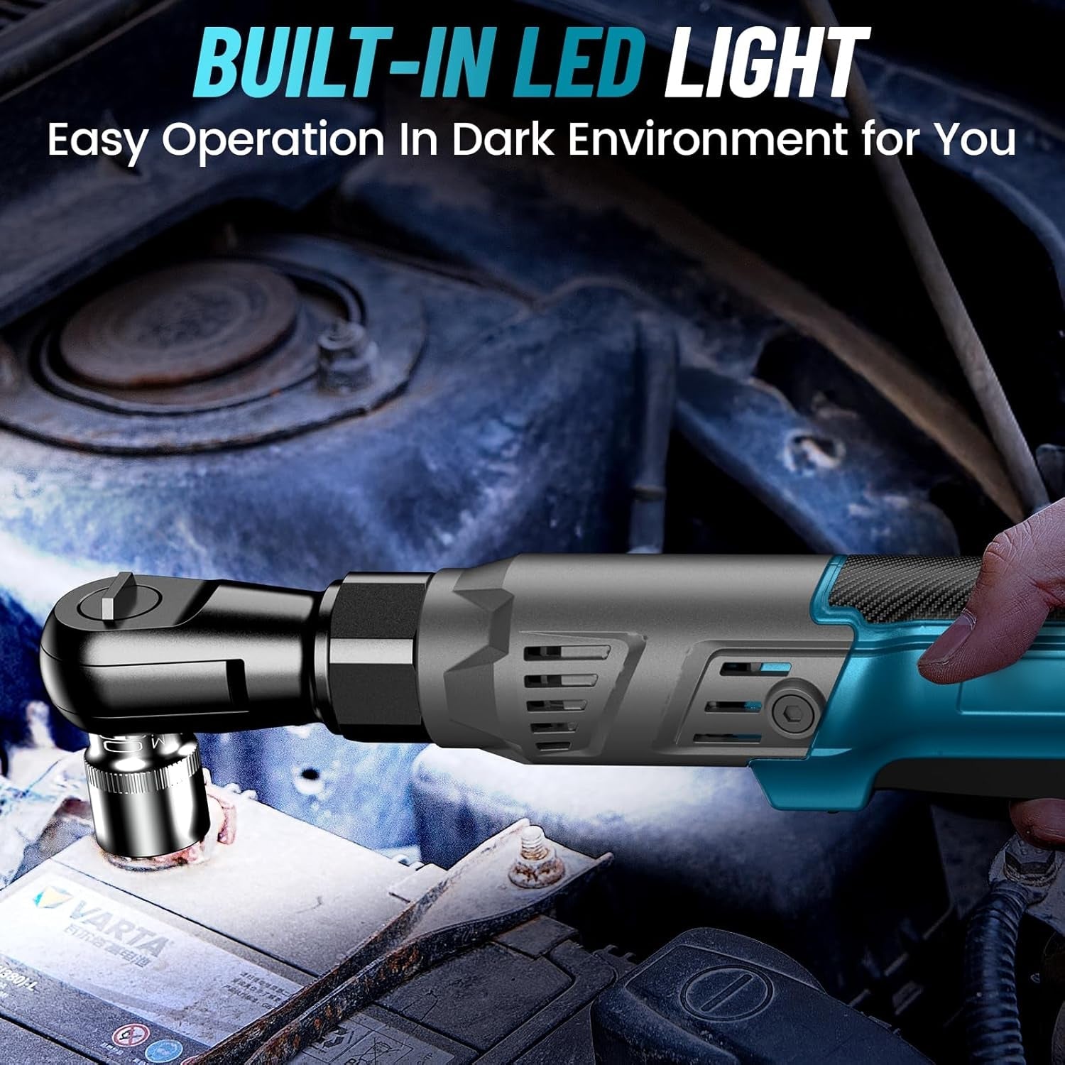 Cordless Electric Ratchet Wrench Set